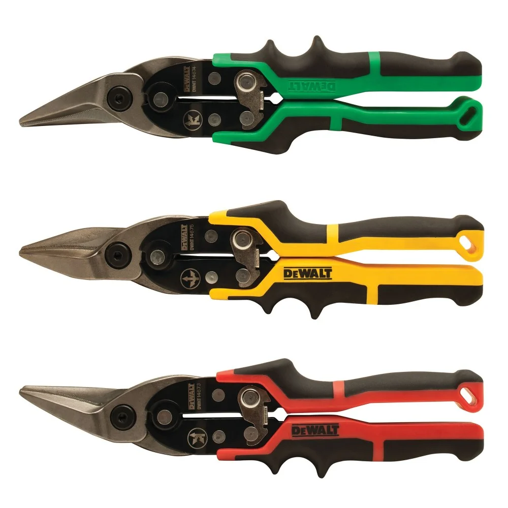 DeWALT Ergonomic Metal Snips, 3 pcs.