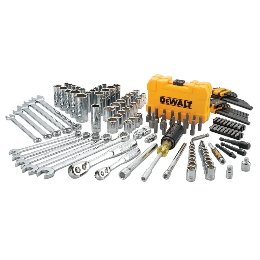 DeWALT Метрический/Американский стандарт 1/4” 3/8” комплект 142 шт.