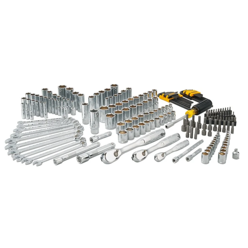 DeWALT метр./США стандарт 1/4” 3/8” 1/2” комплект 205 шт.