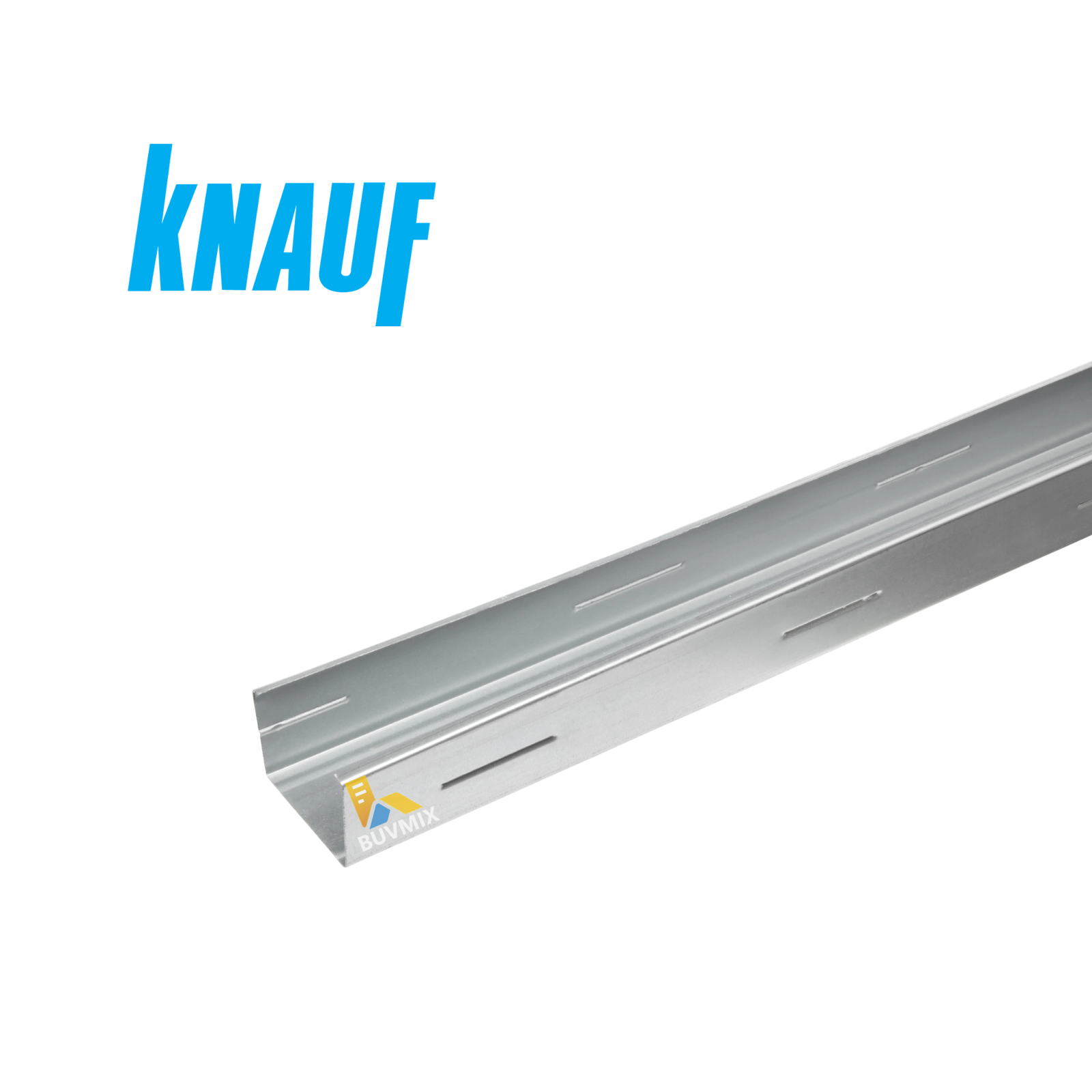 Knauf reģipša metāla profils CW-75 starpsienu vertikālais profils 75/50/0.6