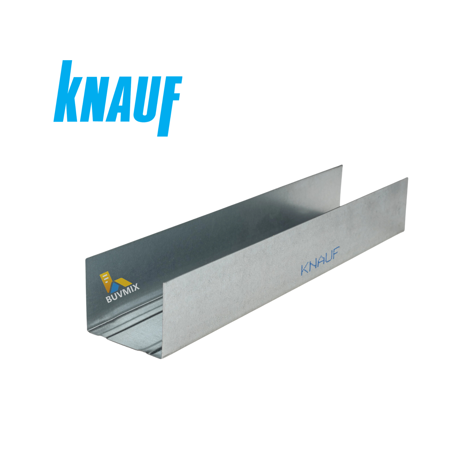 Knauf reģipša metāla profils UW-75 starpsienu horizontālais profils 75/40/0.6, 4m