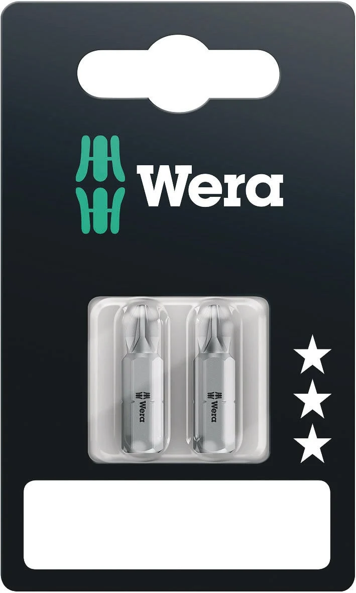 SOCKET SCREW.WERA STAND.2 PCS PZ2 X25MM
