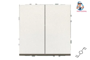 TWO-WAY SWITCH IP6+6.10-201-01.M/CH 2G