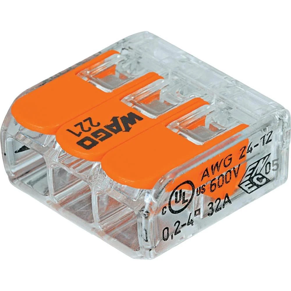 LEAD CONNECTION.221-413/5 3X0.02-4 MM² (5)