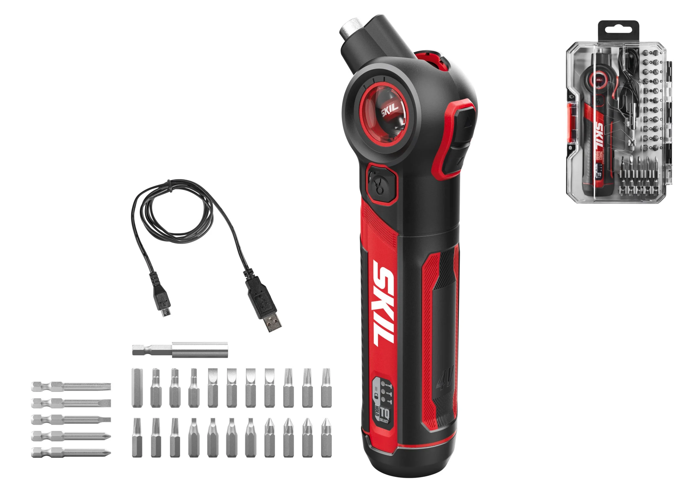 SCREWDRIVER 2714GA 4V WITH ACCESSORIES