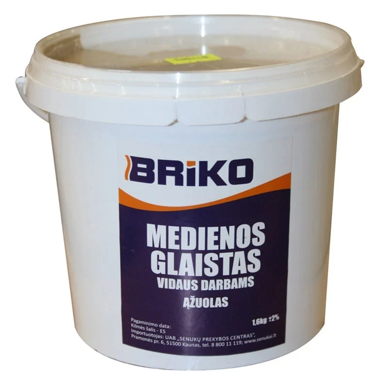 ШПАКЛЕВКА BRIKO ДЛЯ ДЕРЕВА ДУБ 1.6КГ