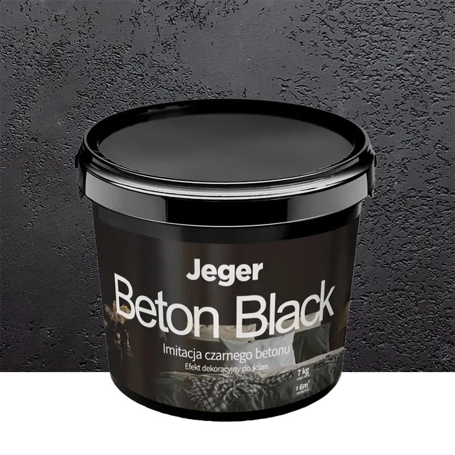 APMETUMS DEKOR. JEGER BETON BLACK 7KG