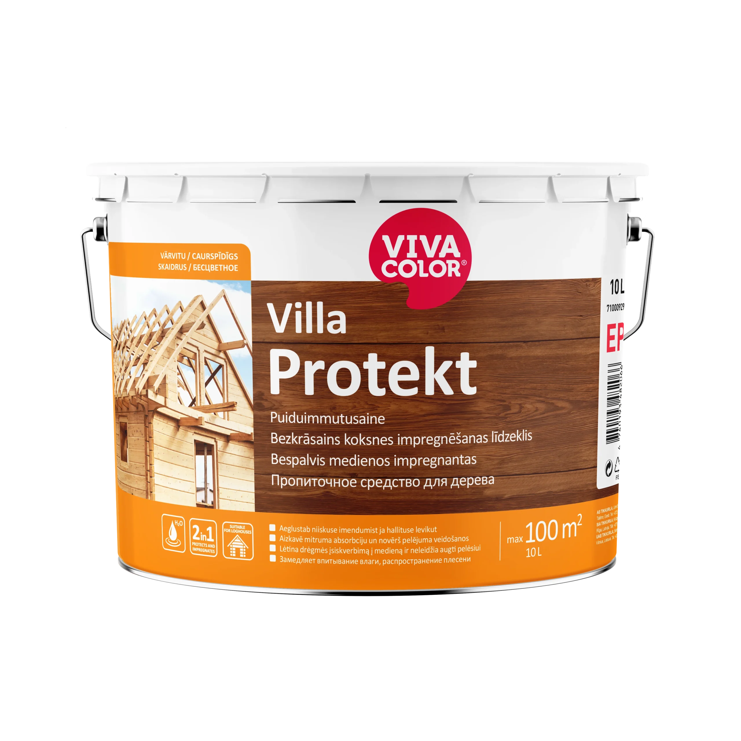 IMPREGNĒŠAN. LĪDZ. VILLA PROTEKT 10L