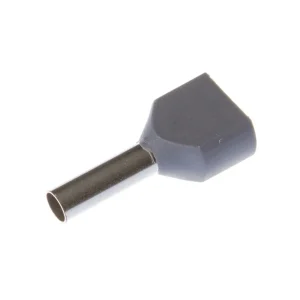 END CAP WIRE TE2510 GRAY 50PCS