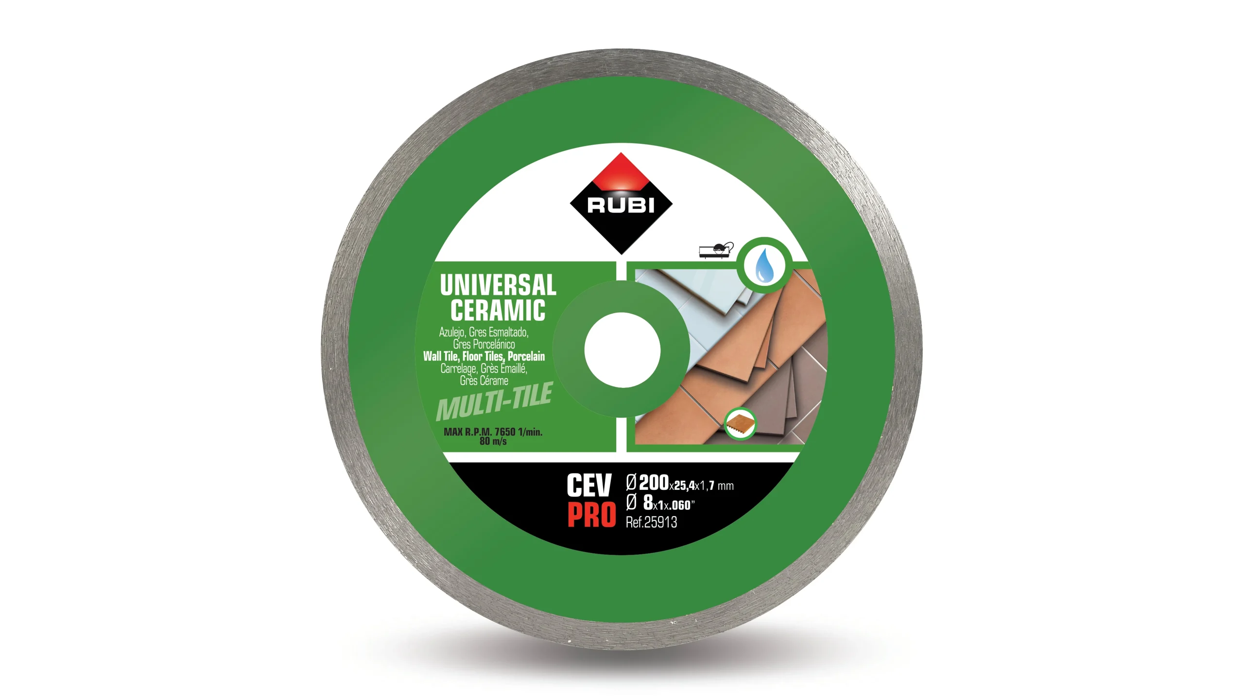 DIMANTA RIPA PRO 200 /25,4MM RUBI WET