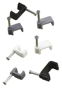 CLIPS CABLE CHF5.4X9 WHITE 100PCS