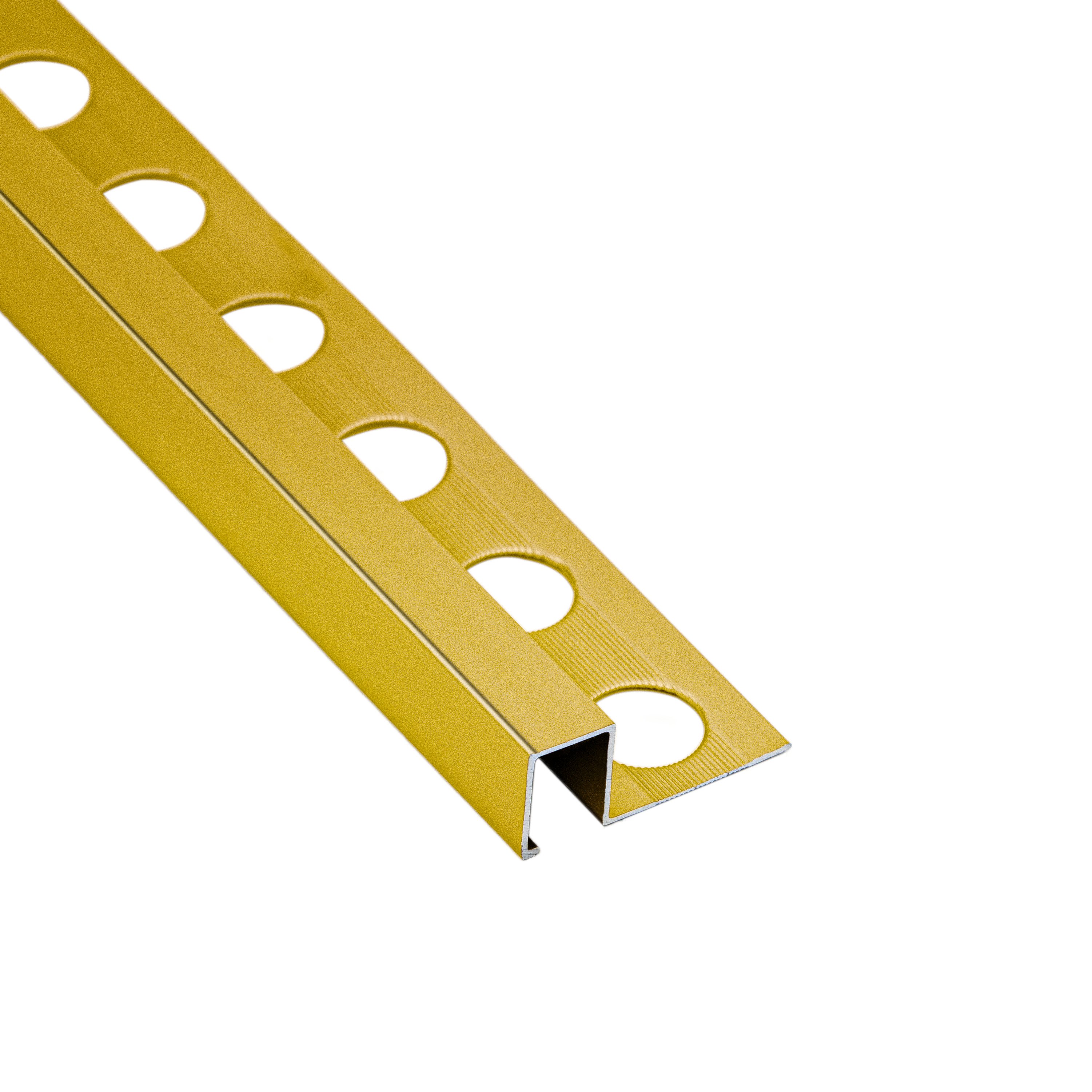 LIS AL U R10X10MM/2.6M POL L.GOL ANO GLO