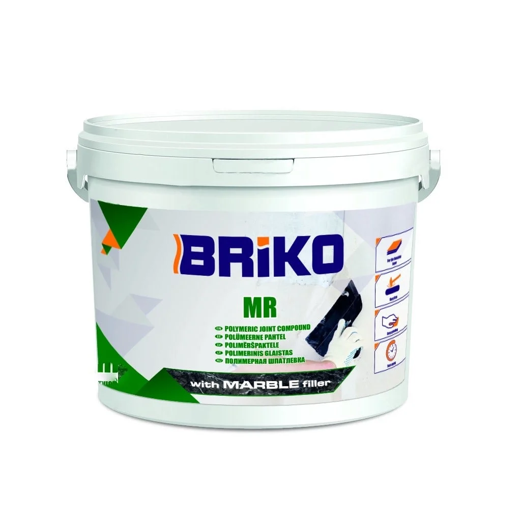 ШПАКЛЕВКА BRIKO 18КГ С МАРМОРОВОЙ ЗАПОЛНЕНИЕМ