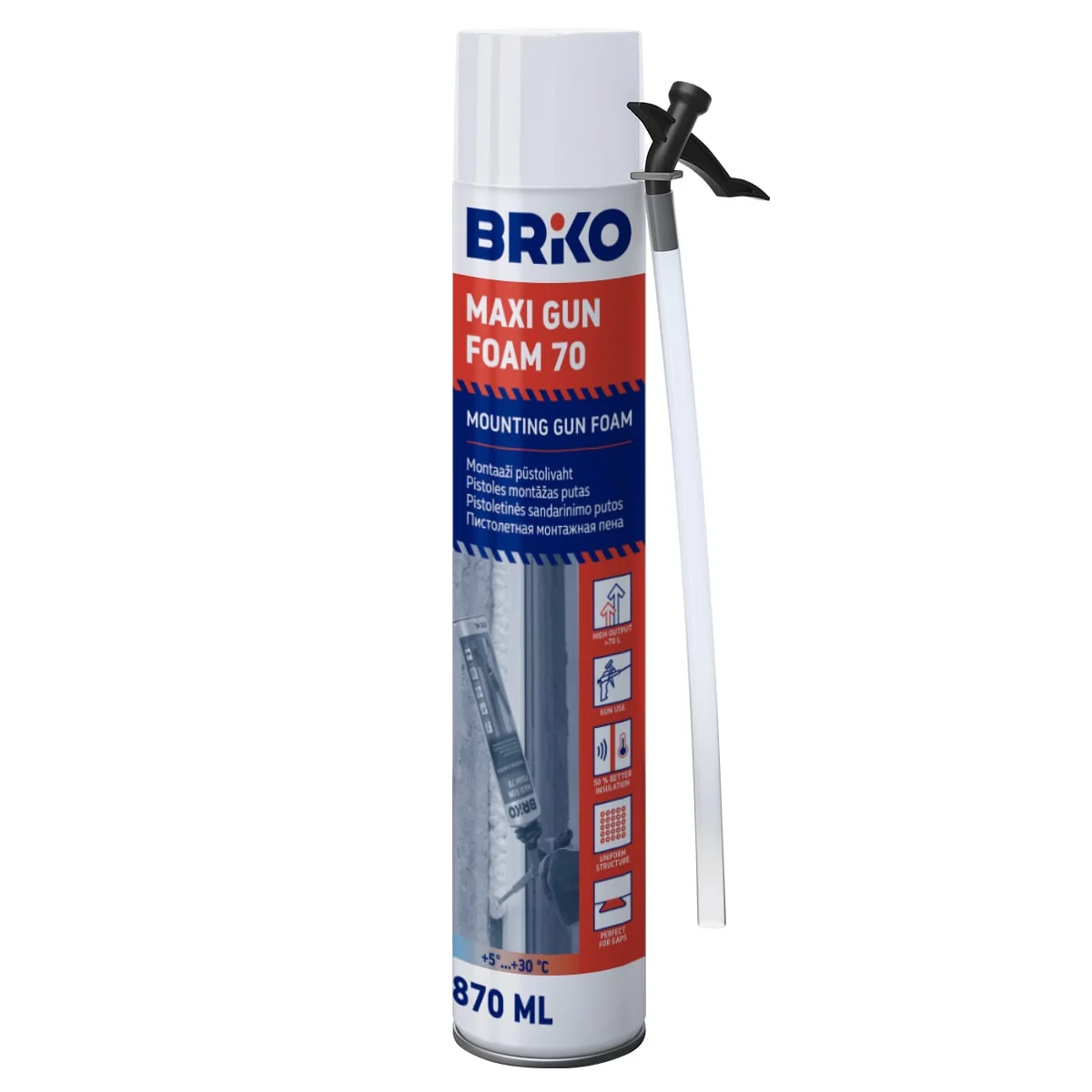 FOAM BRIKO MAXI FOR GUN 870ML