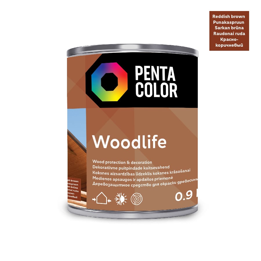 IMPREGN WOODLIFE КРАСНОВАТО-КОРИЧНЕВЫЙ 0,9Л