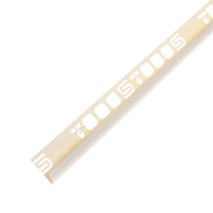 PVC TILE LIST 9MM/2.5M IVORY ITEM