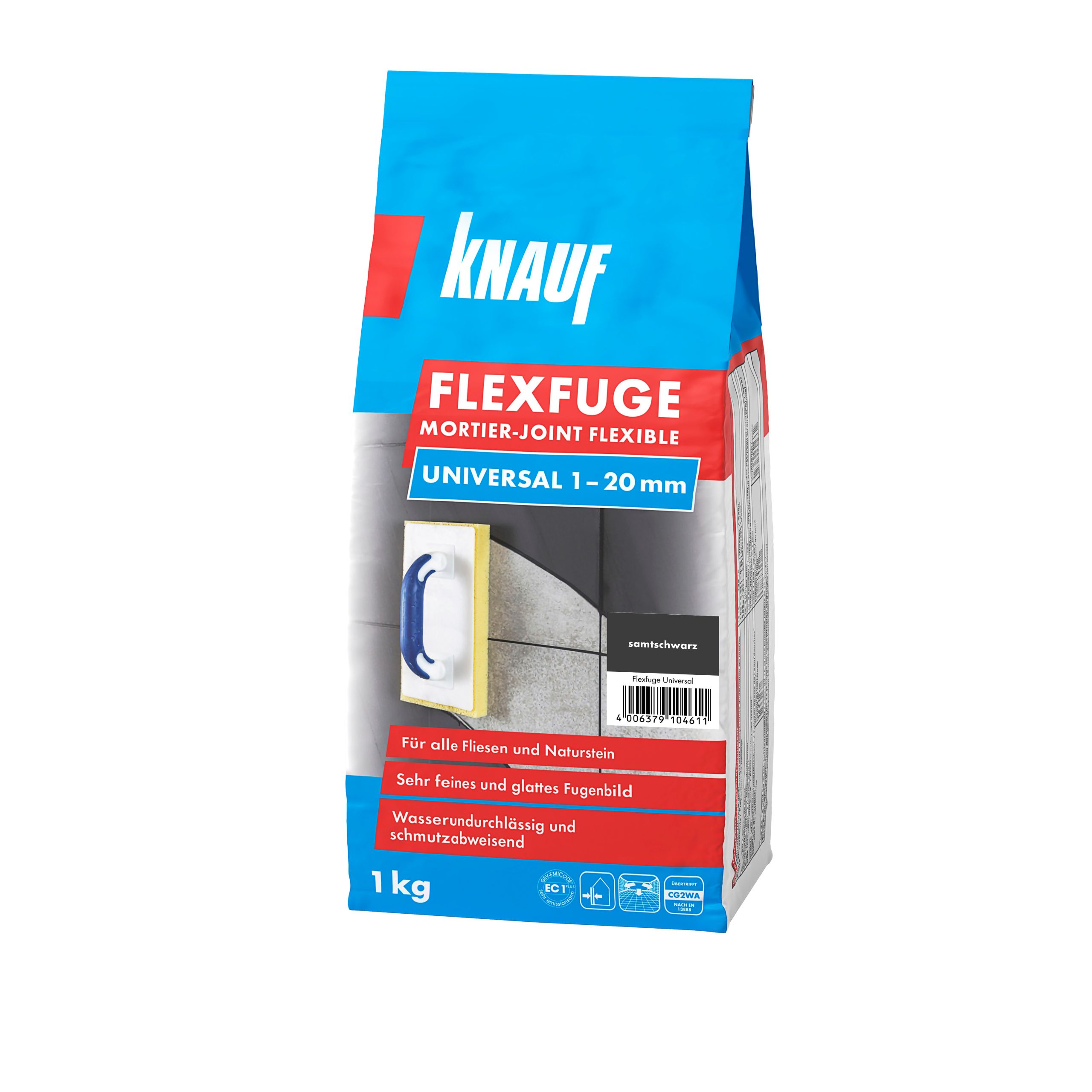 ŠUVOTĀJS KNAUF FLEXFUGE SAMTA MELNS 1KG
