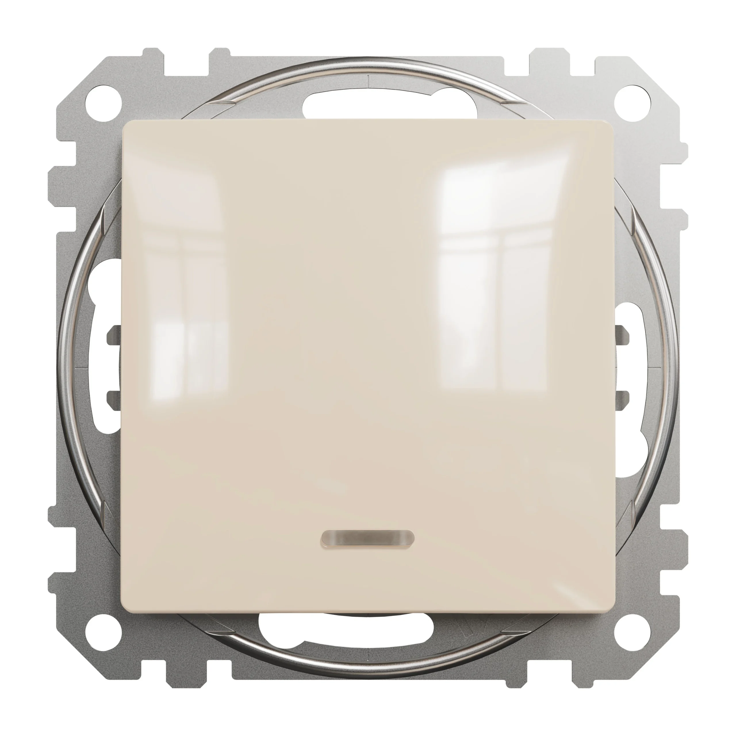 SWITCH SEDNA BLUE LED INDICAT BEIGE