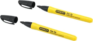 BLACK MARKER SET 0-47-316 2PCS STANLEY