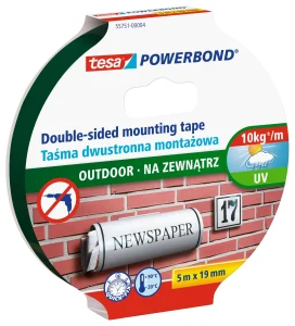 ADHESIVE TAPE FOR OUTDOOR FIXING 5MXC19MM