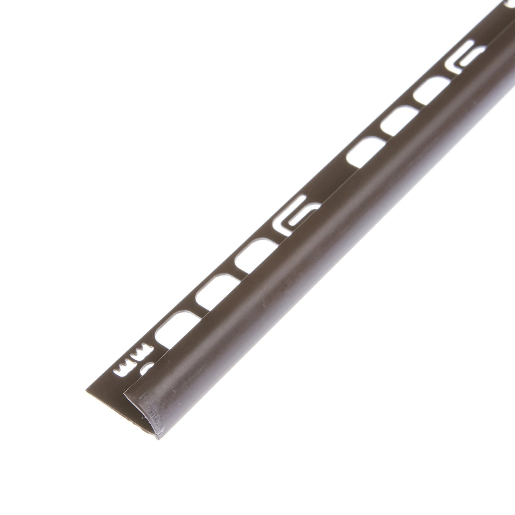 PVC TILE LIST 9MM/2.5M DARK BROWN