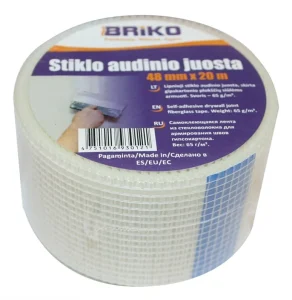 BRIKO GLASS FIBER JOINT TAPE 48MMX20M 65G/M2