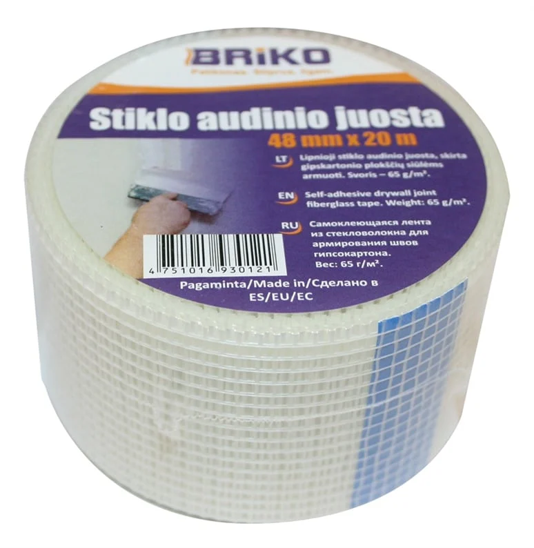 BRIKO GLASS FIBER JOINT TAPE 48MMX20M 65G/M2