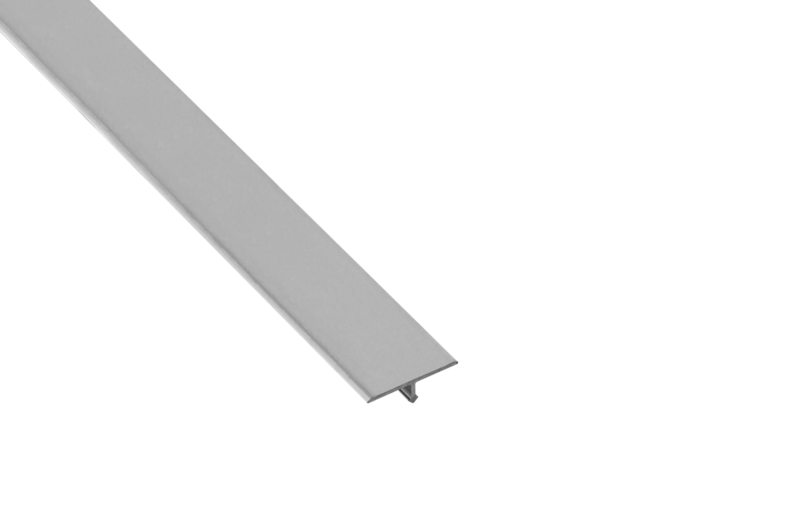 LIST ALUM T 25MM/2.5M MAT SILVER ANO