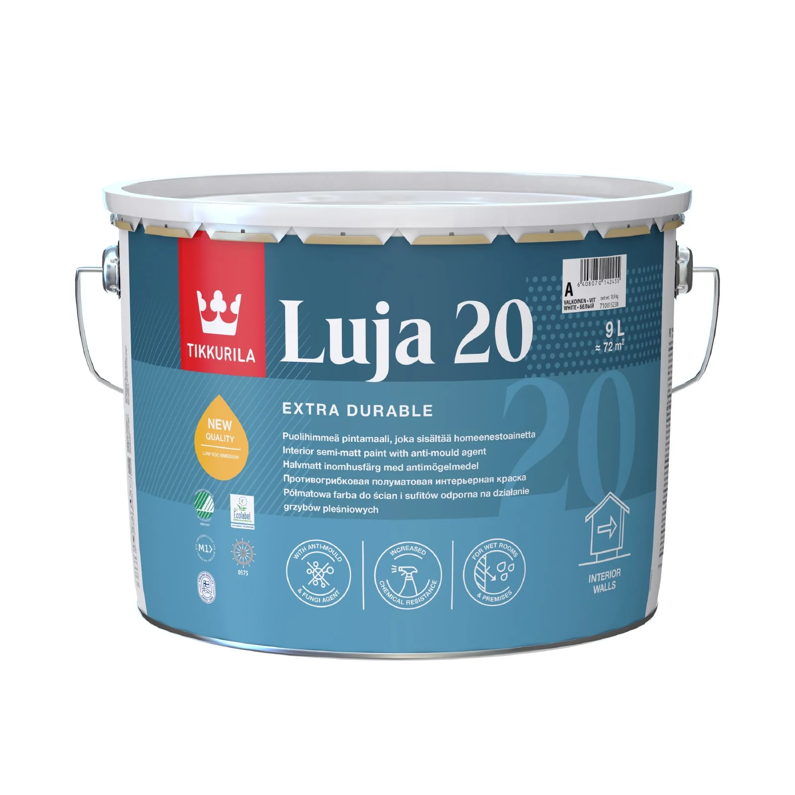 KRĀSA SIENĀM LUJA 20 9.0L A-BALTA