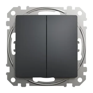 SEDNA SWITCH 1+1 10AX ANTHRACITE