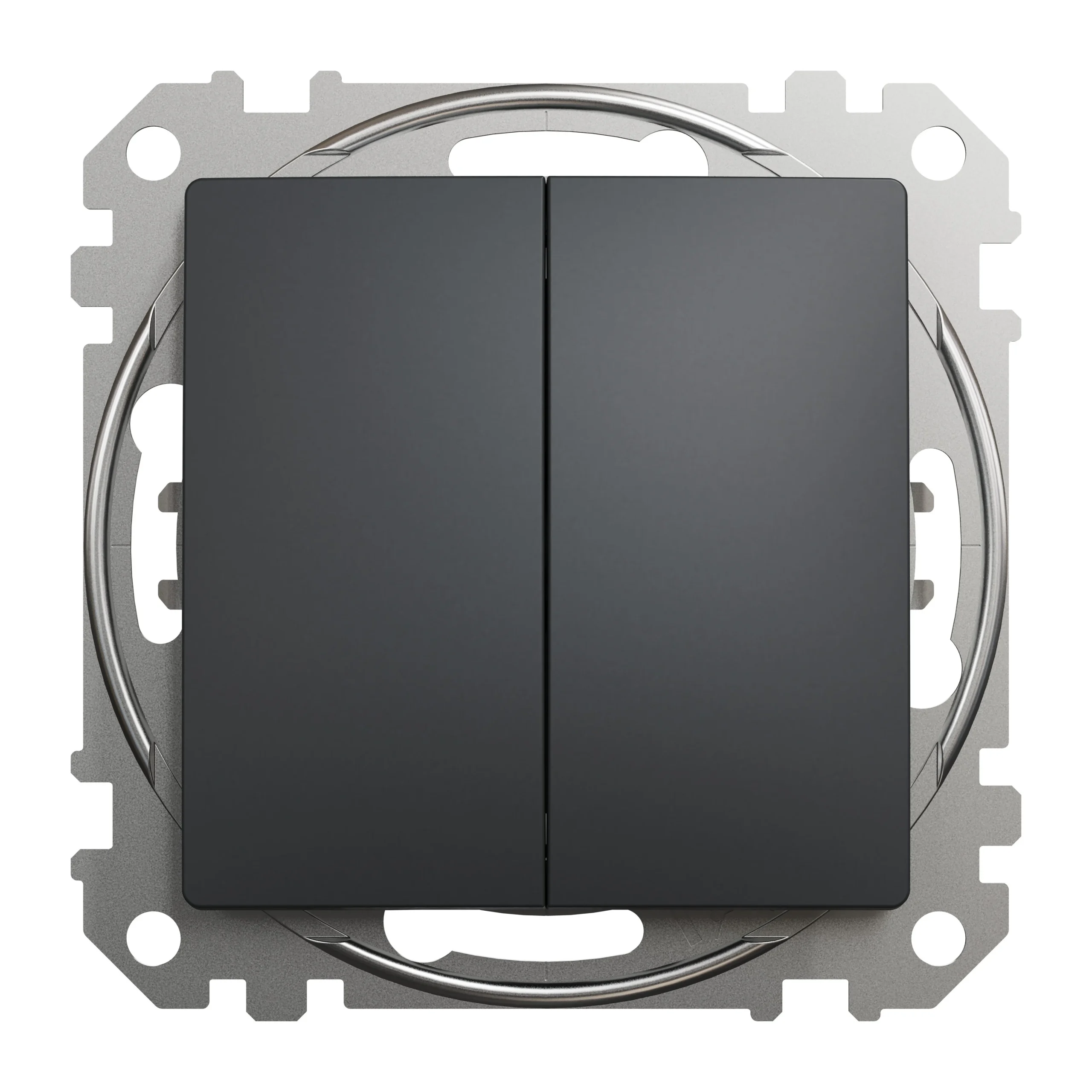 SEDNA SWITCH 1+1 10AX ANTHRACITE