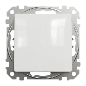DOUBLE SWITCH SEDNA 10AX WHITE