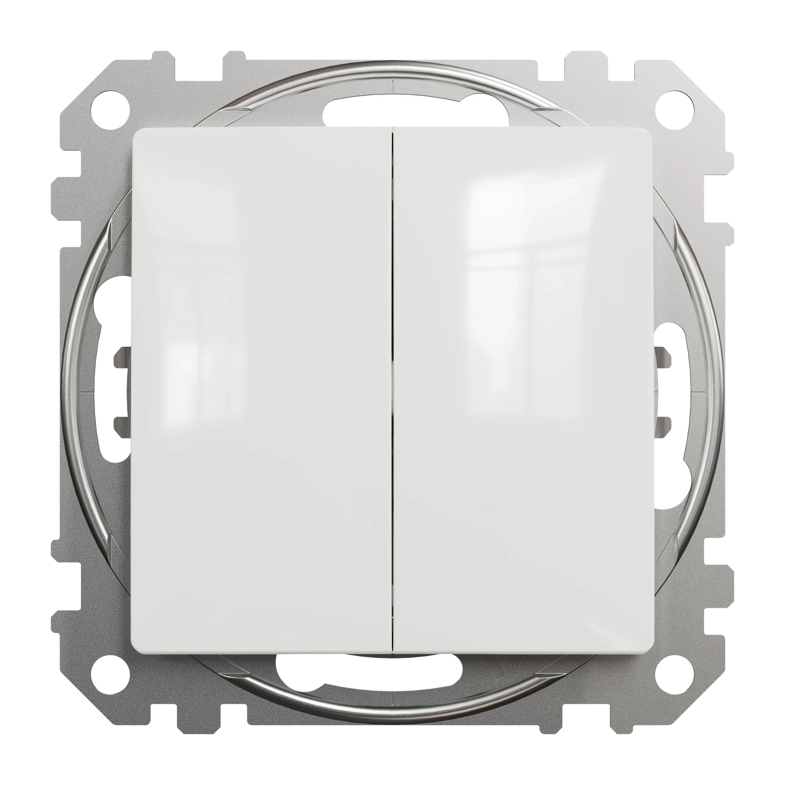 DOUBLE SWITCH SEDNA 10AX WHITE