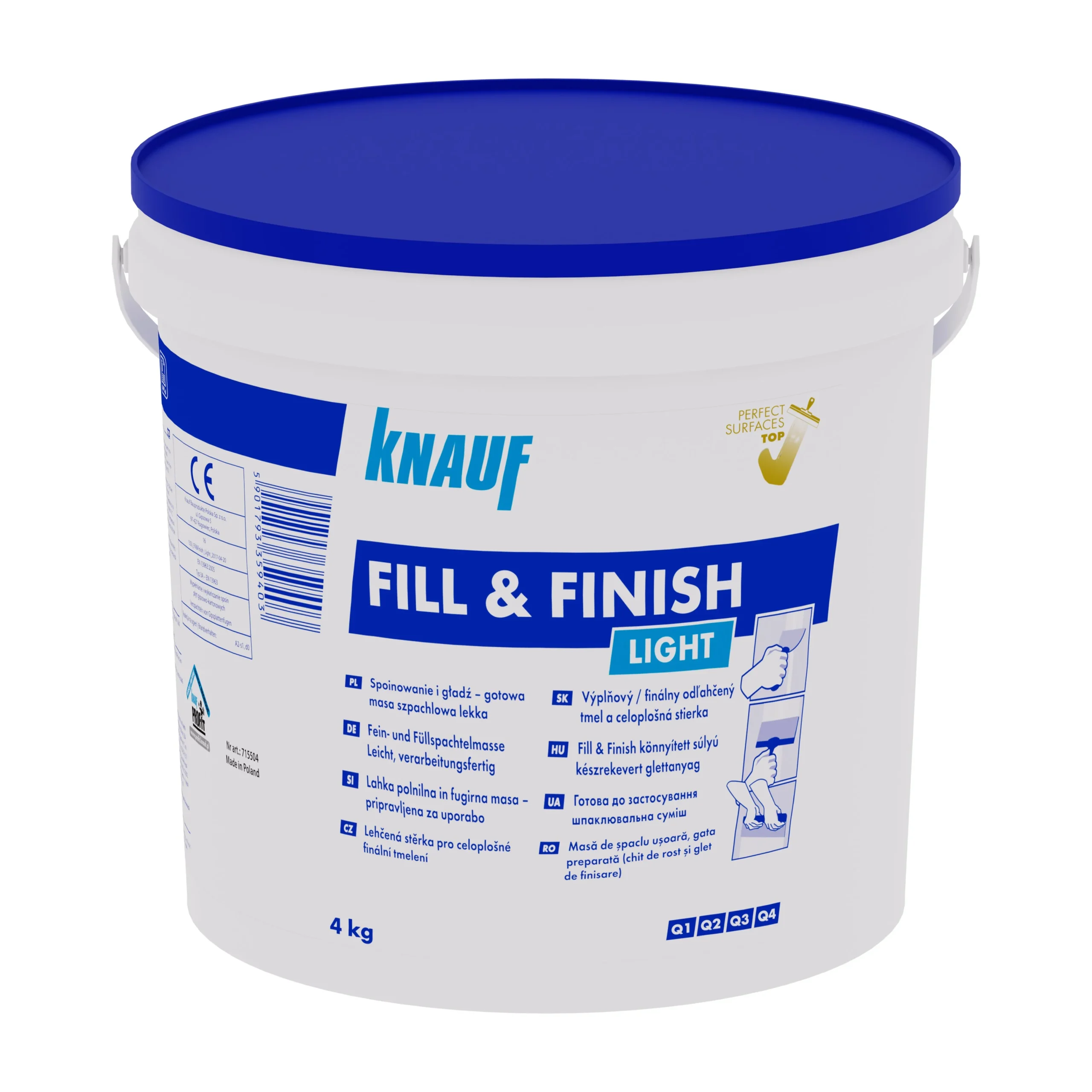 ŠPAKTELE FILL/FINISH 4KG KNAUF