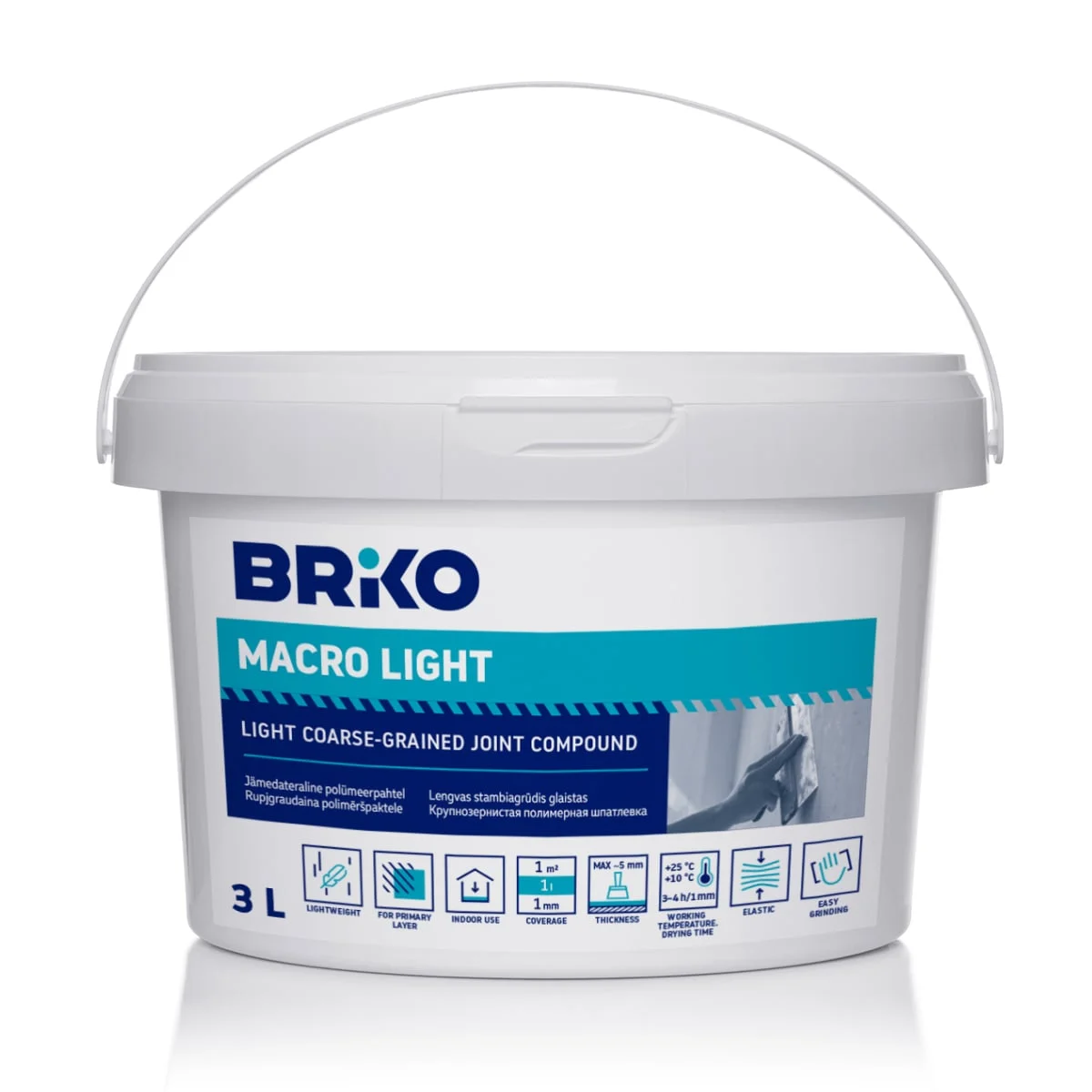 BRICK PUTTY ST 3L COARSE-GRAINED