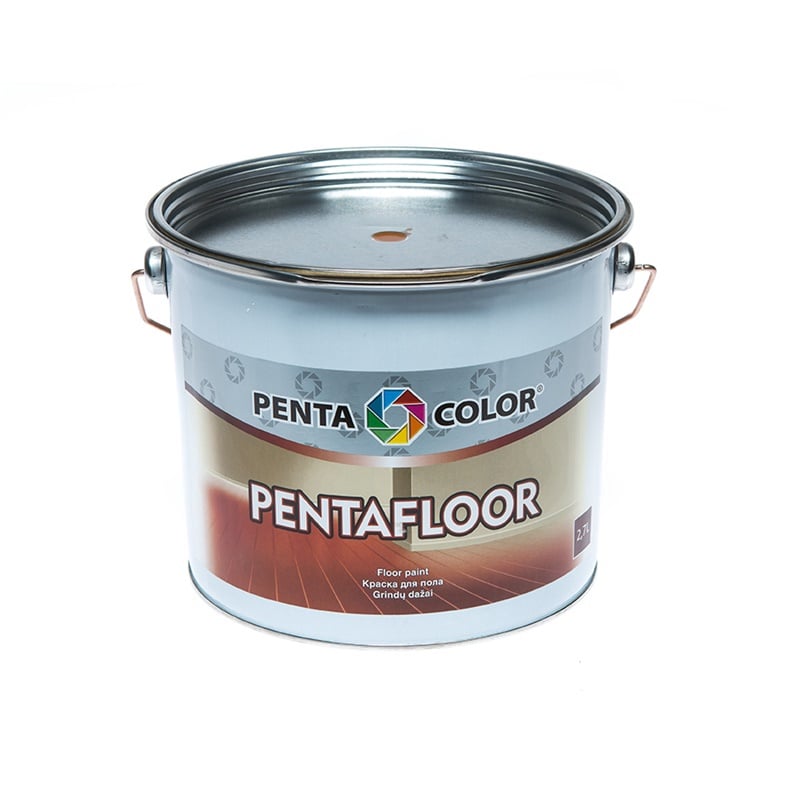 КРАСКА ДЛЯ ПОЛА PENTAFLOOR СВЕТЛО-КОРИЧНЕВЫЙ 2,7Л