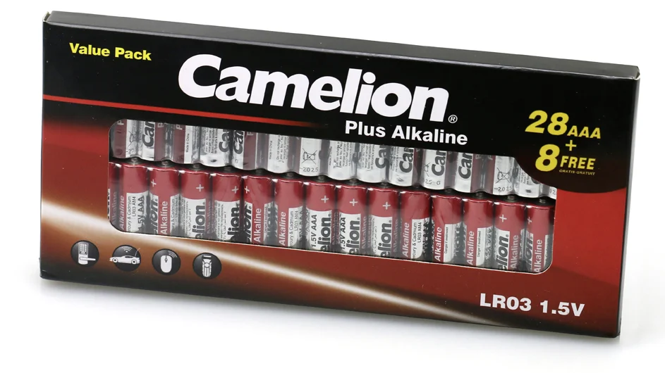 BATERIJAS CAMELION PLUS AAA B36(28+8)ALK