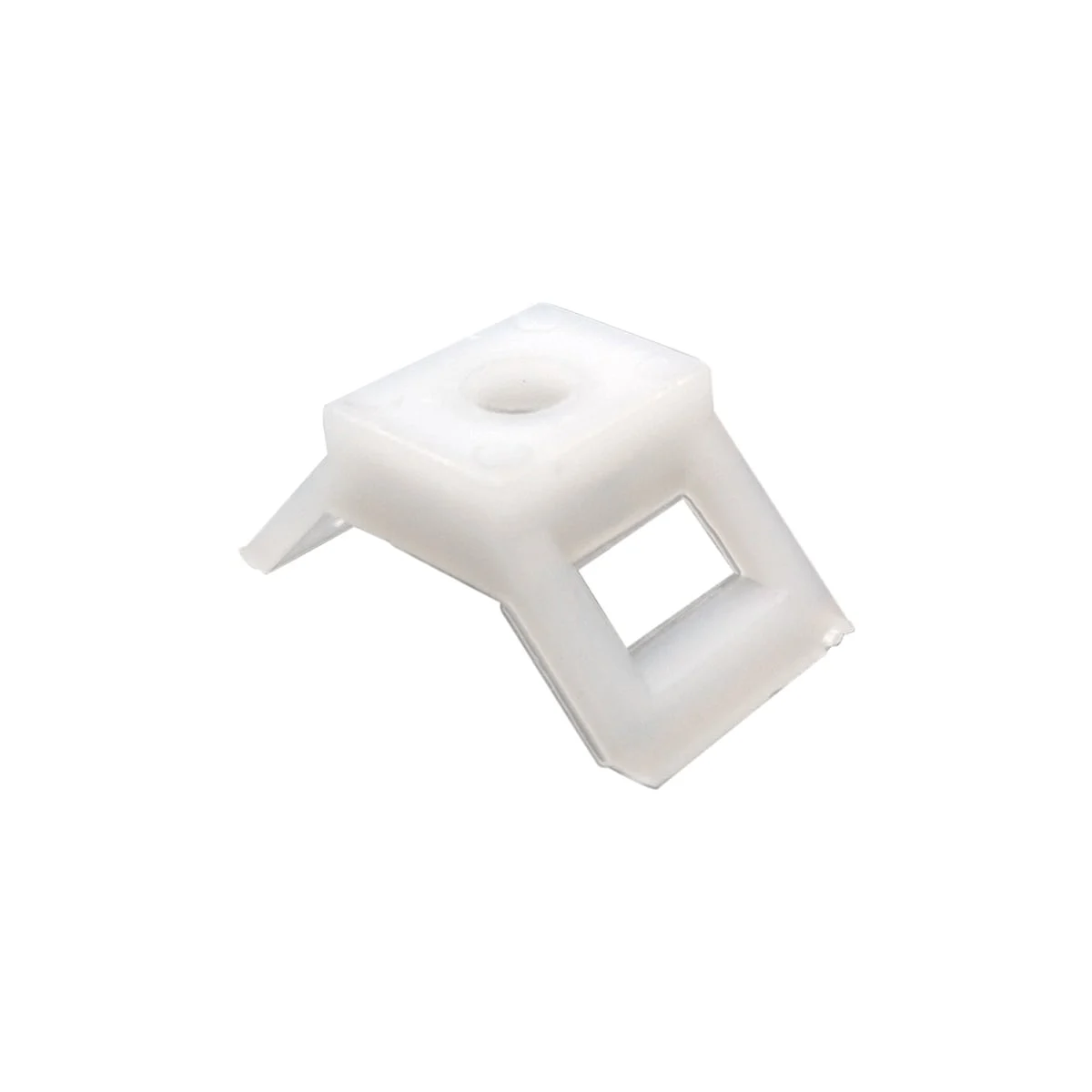 CABLE TIE BASES - WHITE 100PCS