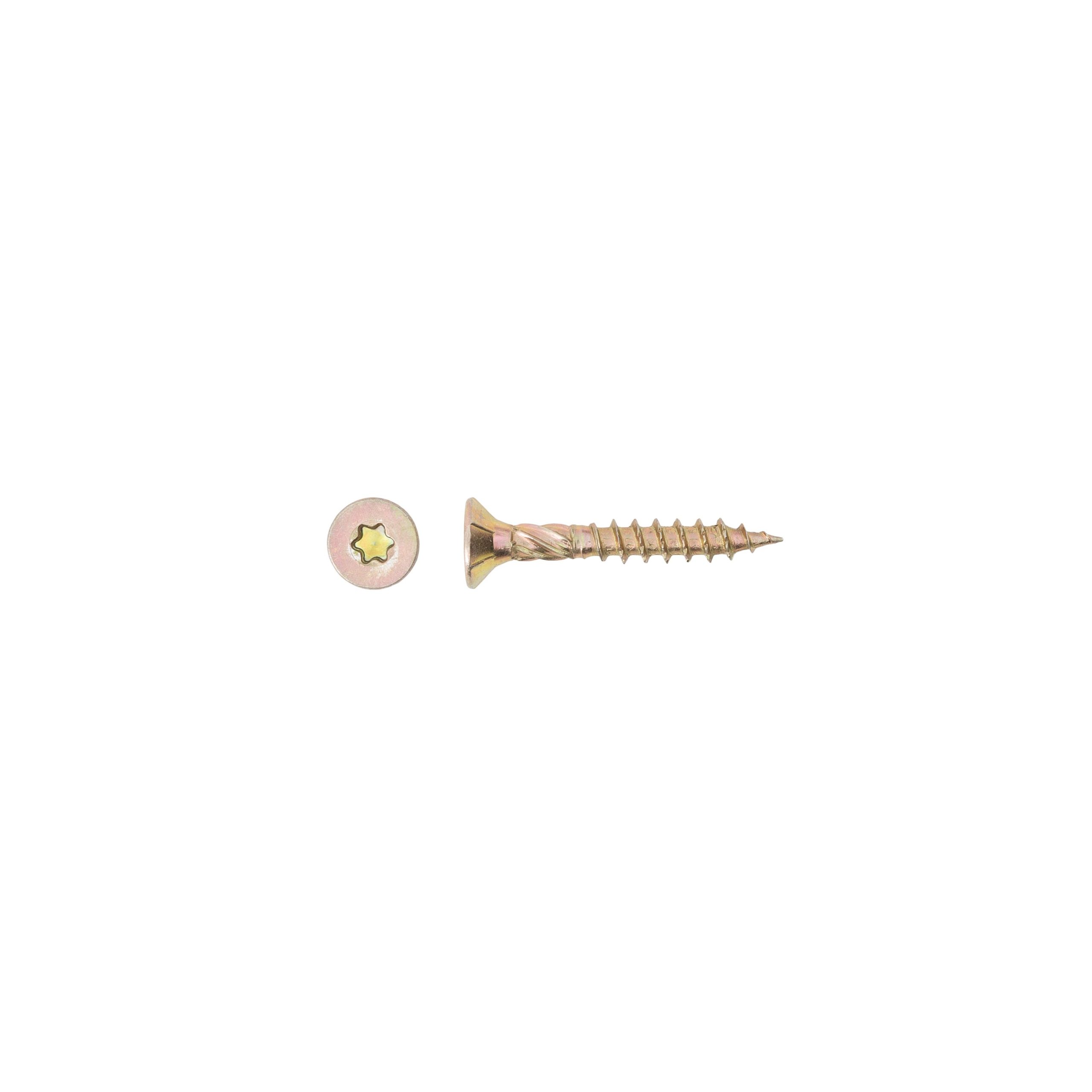 WOOD SCREW SCR T20 4.5X30 YELL ZN20PCS