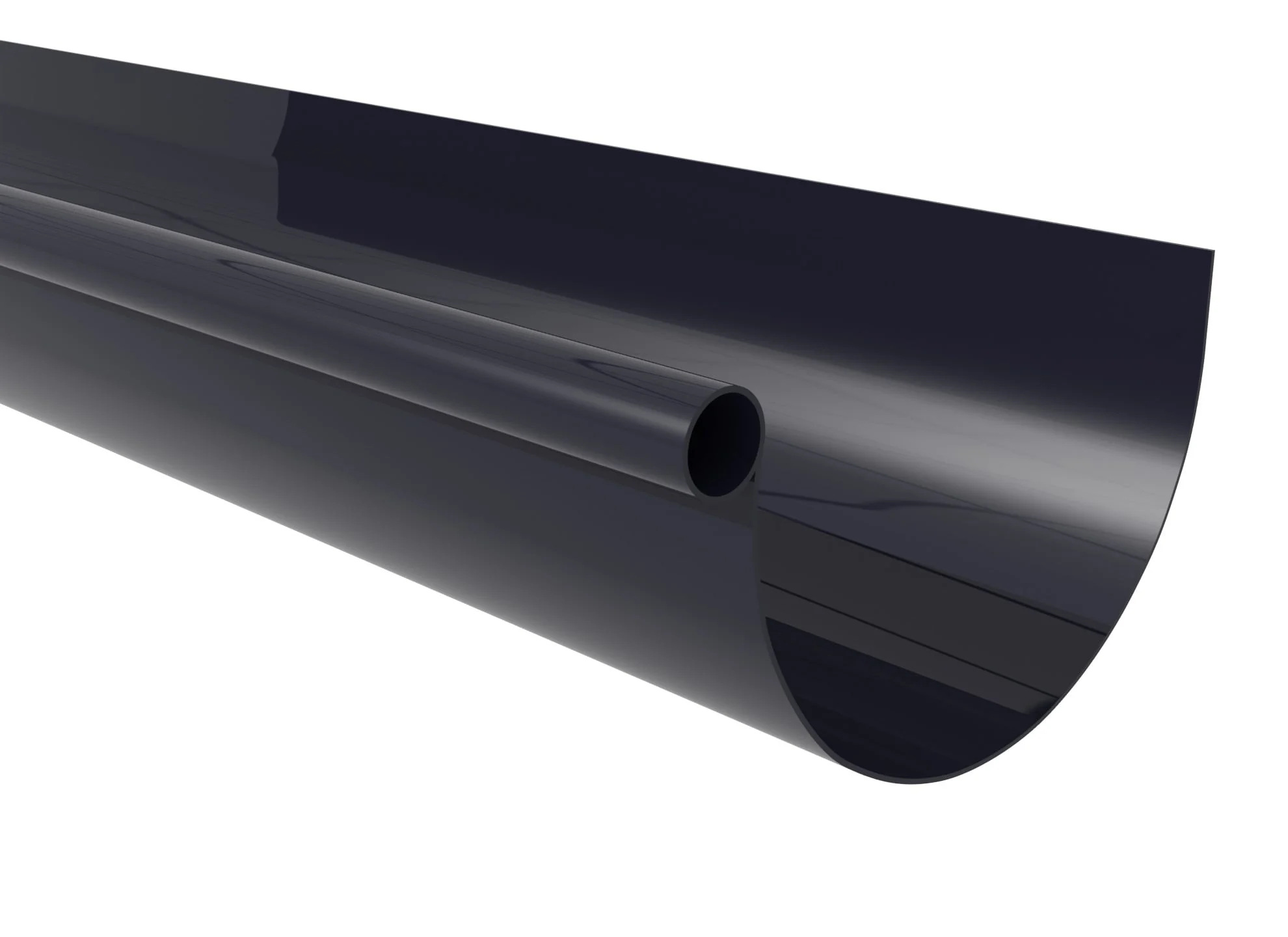 TEKNE PVC SCALA 125MM 2M GRAFĪTS