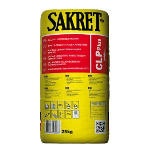 JAVA APMETUMA SAKRET CLP PLUS 25KG