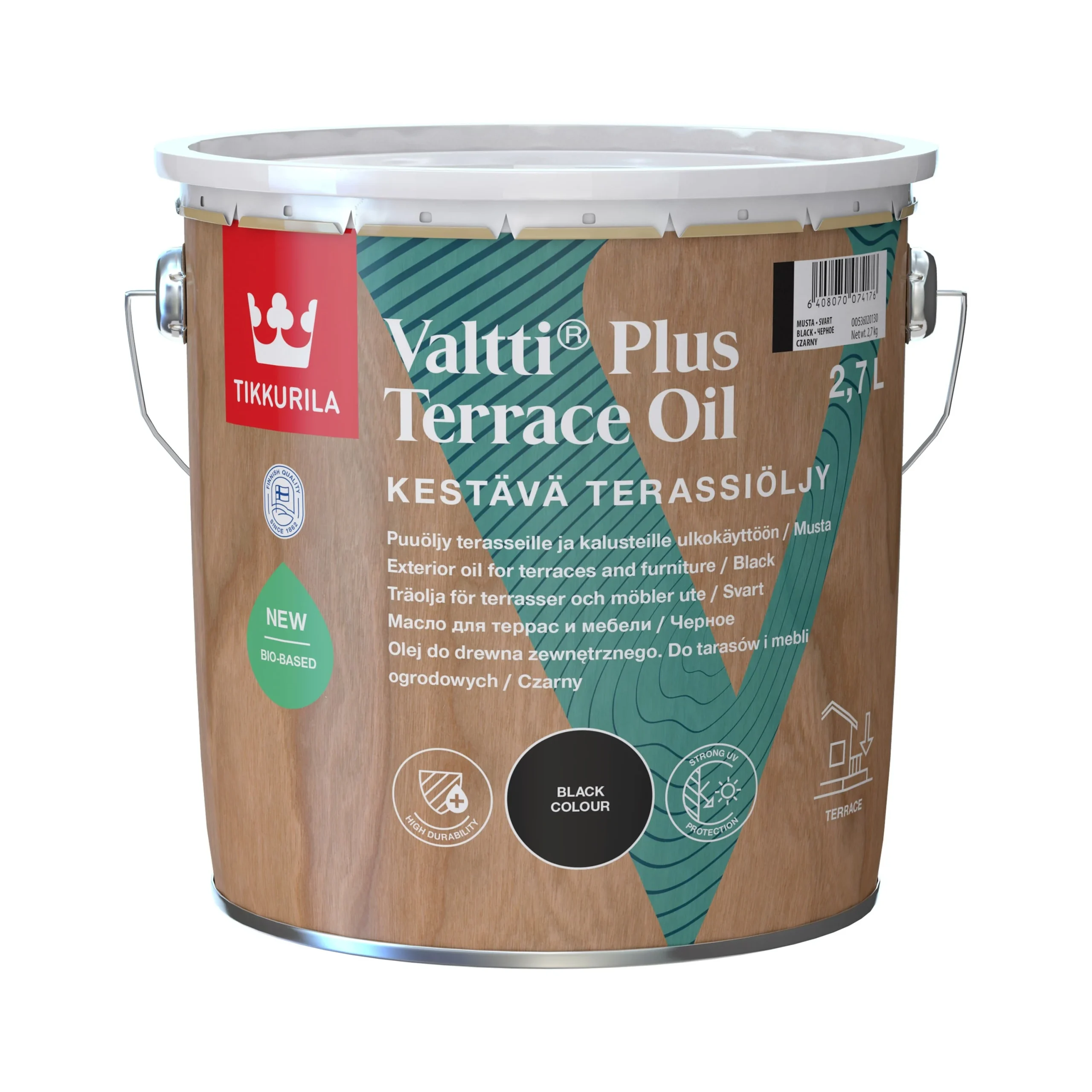VALTTI PLUS TERRACE OIL 2.7L BLACK