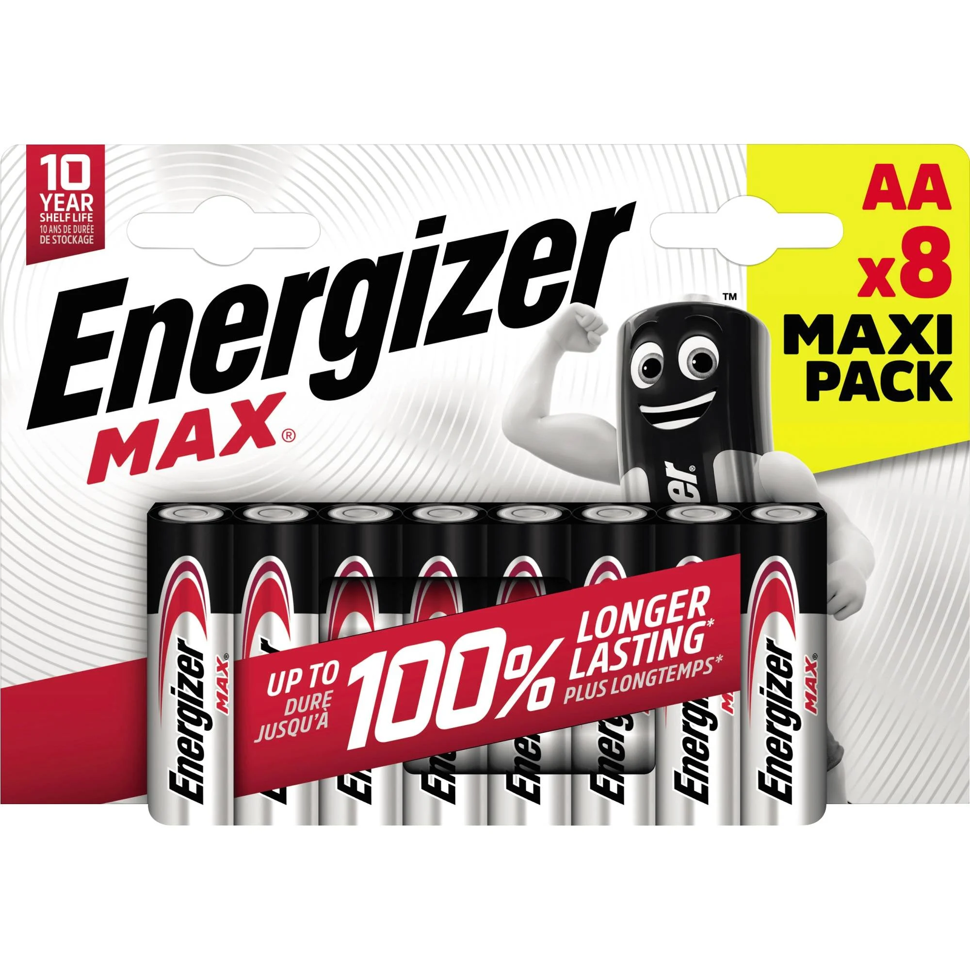 BATTERIES ENERGIZER MAXAA BP8