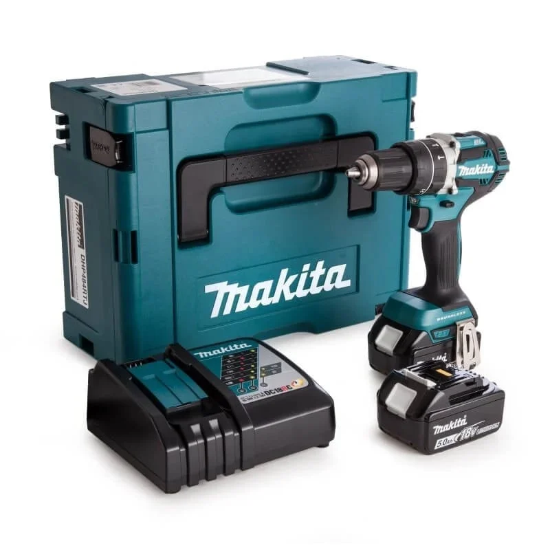 IMPACT DRILL DHP484RTJ 18V 2X5.0AH