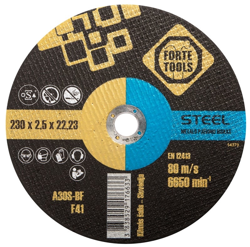 CUTTING DISK 230X2.5X22.23MM FORTE