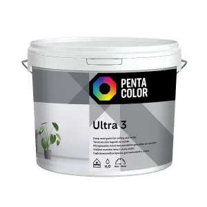 KRĀSA ULTRA MAT BALT 10L