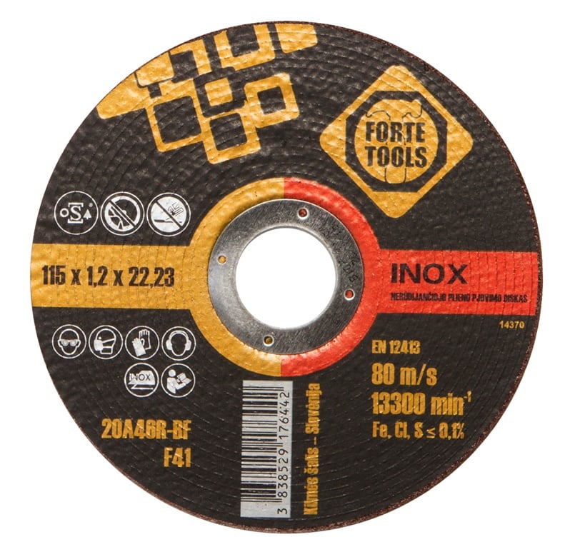 CUTTING DISK NER.STEEL.115X1.2X22