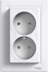 SCHNEIDER ASFORA ROSETTE 1+1 WHITE
