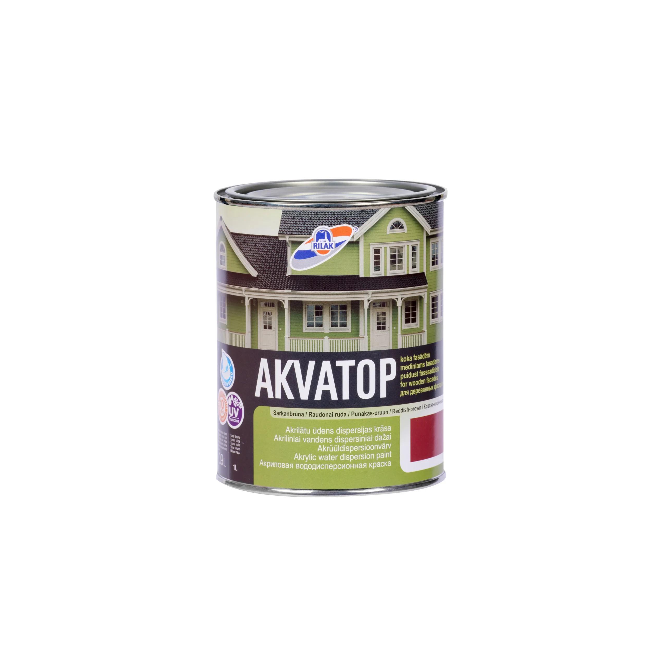 COLOR AKVATOP CHESTNUT BROWN 0.9L