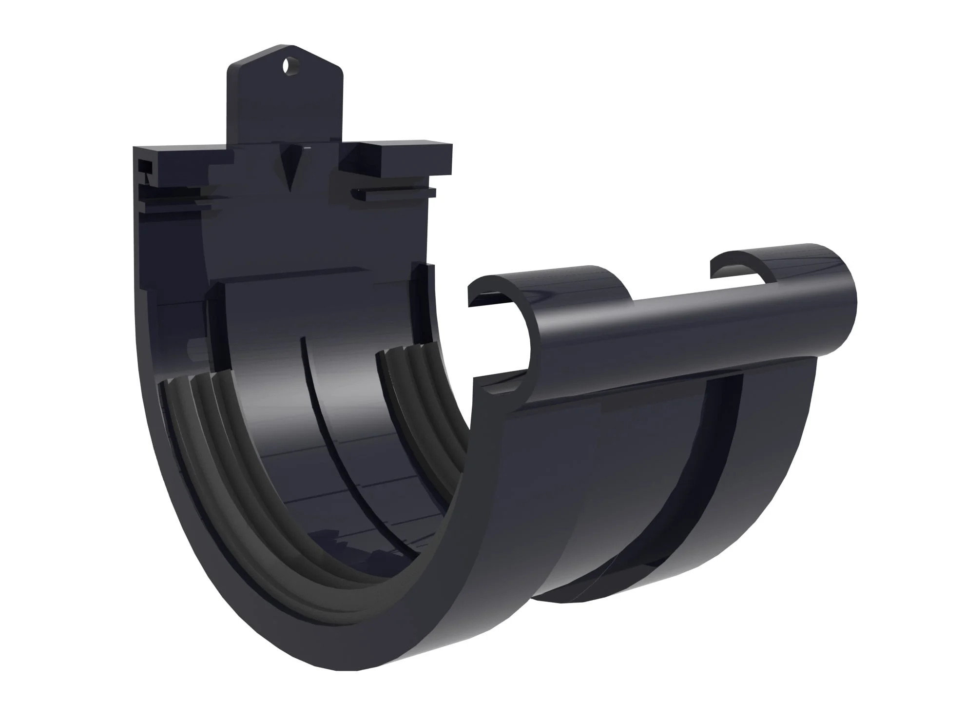SAVIENOJUMS TEKNEI PVC SCALA 125MM GRAF.